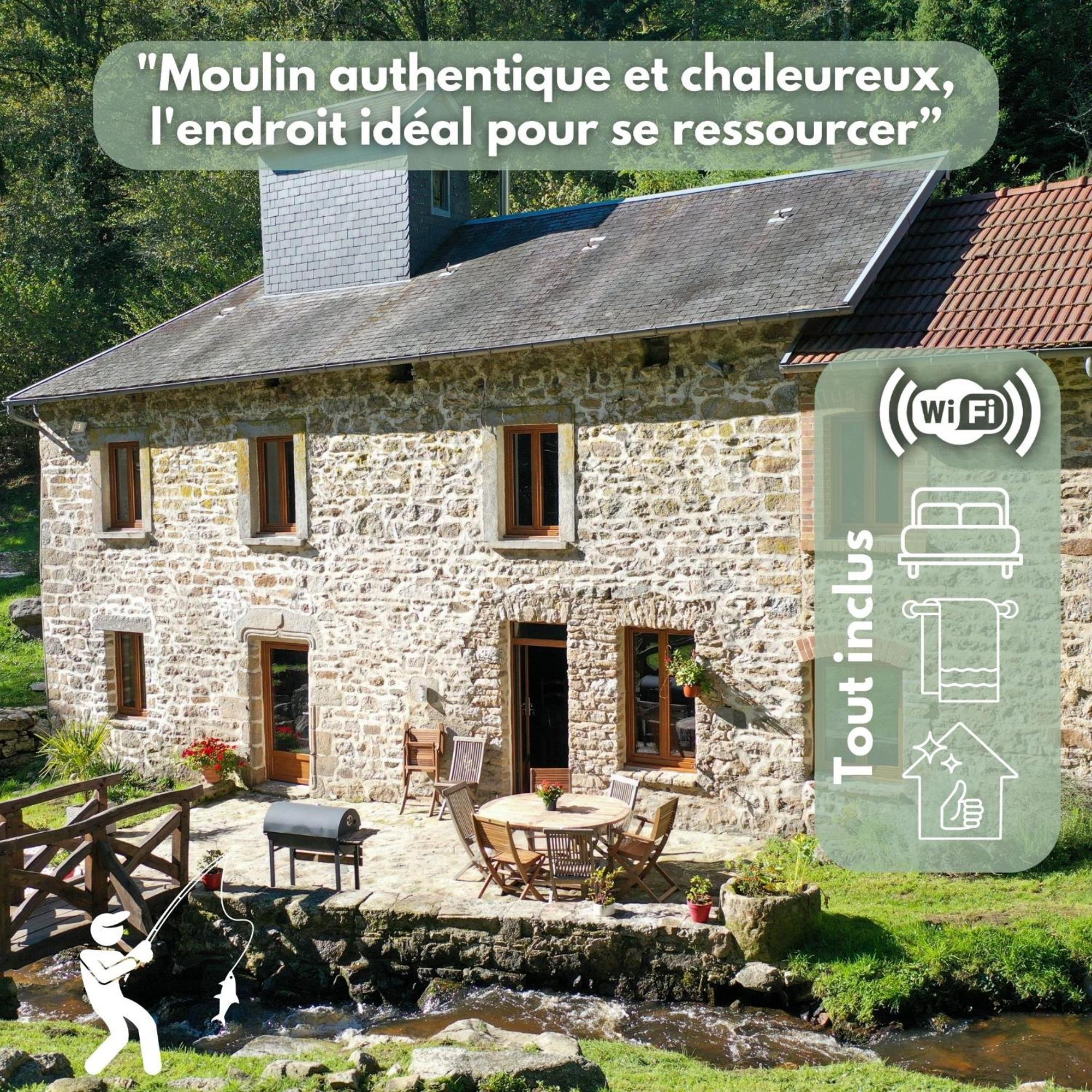 Authentique Moulin Tout Inclus-Moulin De Lavaugarde Thauron 外观 照片